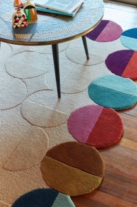 Χαλί Mia Textured Scallop Ροζ, Purple 160x230 cm, Flair Rugs