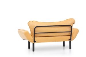 2θέσιος καναπές Chatto Μουσταρδί 140x70x65 cm - Img 11