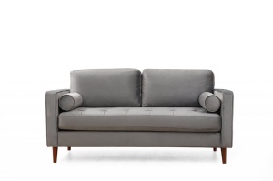 2θέσιος καναπές Jaber Γκρι 178x80 cm - Img 3