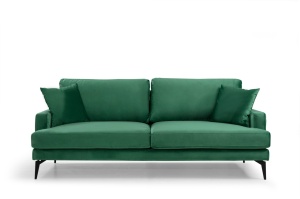 3θέσιος καναπές Papira Πράσινο 205x90x88 cm - Img 3