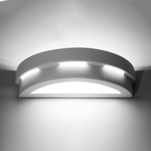 Aplica Helios din ceramica Alb 40x15x10 cm - Img 3