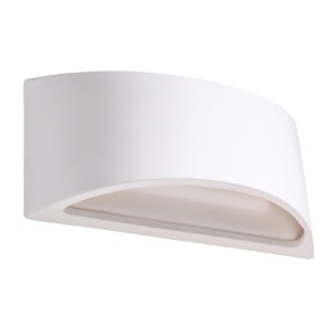 Aplica Vixen din ceramica Alb 31.5x9.5x14 cm