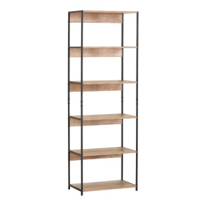 Biblioteca, Kaliano, Negru, 35x59.5x176.5 cm - Img 2
