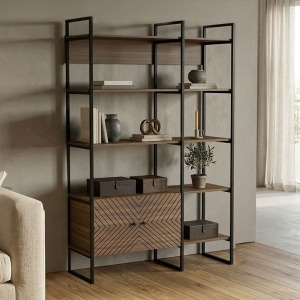 Biblioteca, Rhombo, Nuc, 35x120x180 cm