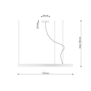 Candelabru LED Rio 110 Rosu 4000K 110x110x150 cm - Img 8