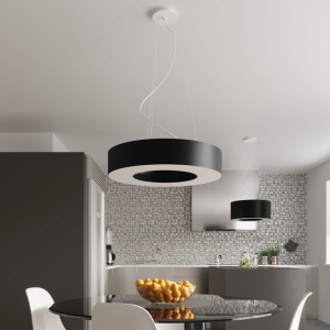 Candelabru Saturno Negru 50x50x102 cm - Img 7