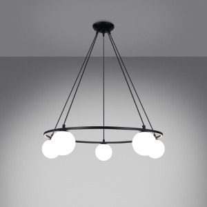 Candelabru Yoli Negru 80x80x98 cm - Img 3