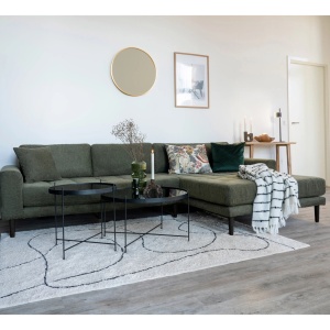 Coltar Lido, Verde masliniu , 170x92x290x76 cm - Img 3