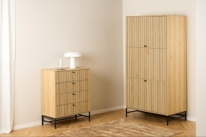 Comoda Albany, Natural, 100.1x80.6x40 cm - Img 2