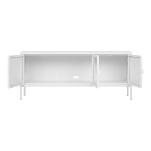 Comoda TV Brisbane, Alb, 40x130x55 cm