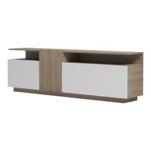 Comoda TV Vendora Alb 150x29.5x46.3 cm - Img 5