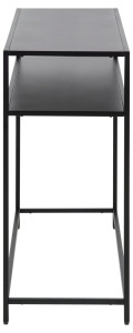 Consola Newcastle, Negru, 79x100x35 cm - Img 7