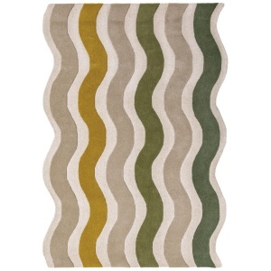 Covor Cascade Wool Verde 200x290 cm - Img 6