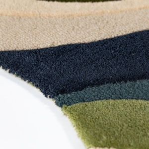 Covor oval Envy Wool Verde 200x290 cm - Img 4