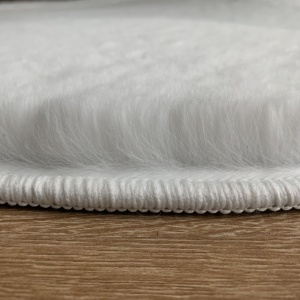 Covor Rotund, Soft, Alb, 80x80 cm, Delta LOP 060 - Img 2
