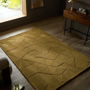 Covor Shard Auriu 160x230 cm