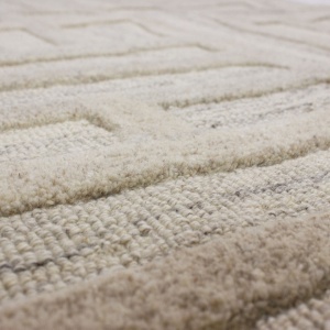 Covor traversa Elva Wool Natural 80x300 cm - Img 3