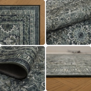 Covor Traversa INKA V8 Verde 80x250 cm - Img 3