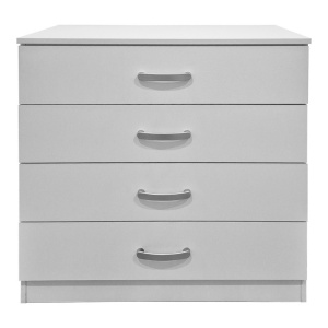 Dulap cu sertare, Athos, Alb, 80x40x79 cm - Img 3