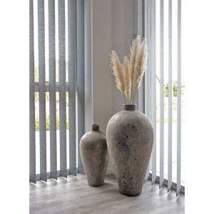 Ghiveci flori decorativ Corvo, Maro, 40x40x80 cm