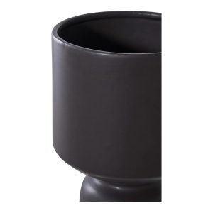 Ghiveci flori, Negru, 15x15x23.5 cm - Img 4