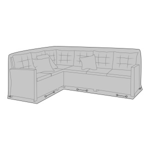 Husa de protectie pentru coltar Luxury, Negru, 252x100x90 cm - Img 2