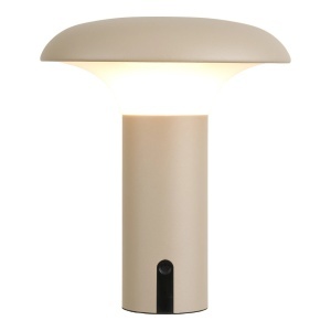 Lampa LED Ramsey, Bej, 18x18x21.5 cm - Img 4