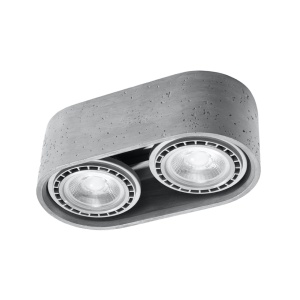 Lustra Basic din beton Gri 27x14x9 cm