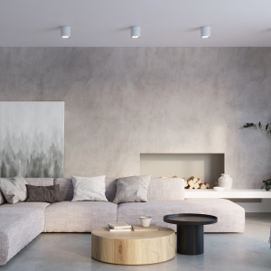 Lustra Cullo din beton Gri 14x14x14 cm - Img 6