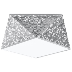 Lustra Hexa Argint 25x25x15 cm