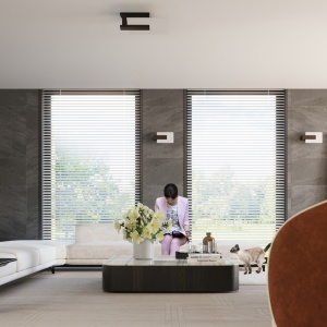 Lustra Lappo Wenge 40x14x47.5 cm - Img 7