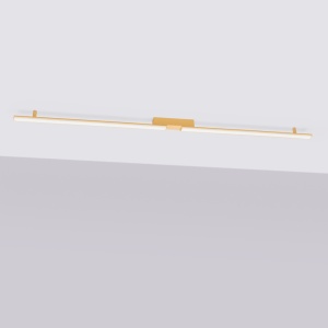 Lustra LED Lagom Auriu 4000K 181x4x7 cm - Img 2