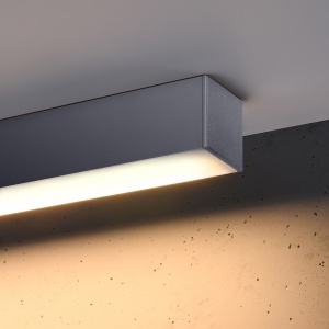 Lustra LED Pinne Gri 3000K 150x6x6 cm - Img 5