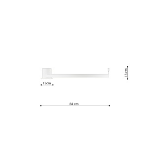 Lustra LED Rio Negru 3000K 78x87x12.5 cm - Img 6