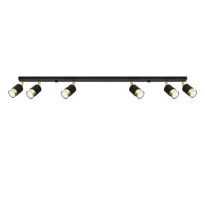 Lustra Nero Auriu 117x5x18 cm