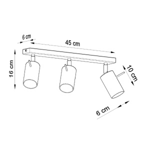 Lustra Ring Crom 45x6x16 cm - Img 4