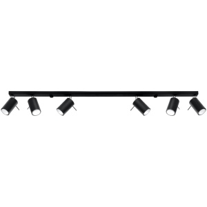Lustra Ring Negru 118x6x16 cm
