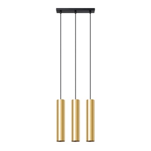 Lustra suspendata Lagos Auriu lucios 45x6x90 cm