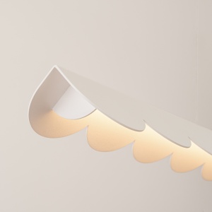 Lustra suspendata LED Biscuit Bej 3000K 131x13x200 cm - Img 4