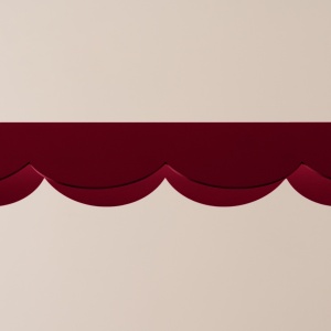 Lustra suspendata LED Biscuit Burgundy 3000K 131x13x200 cm - Img 8