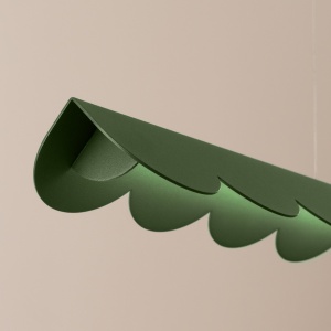 Lustra suspendata LED Biscuit Olive 3000K 131x13x200 cm - Img 4