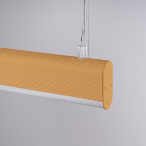 Lustra suspendata LED Farge Auriu 3000K 120x8x150 cm - Img 5
