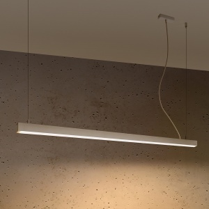 Lustra suspendata LED Pinne Alb 3000K 150x6x150 cm - Img 3