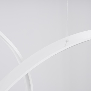 Lustra suspendata LED Rio 3 Alb 4000K 160x20x200 cm - Img 5
