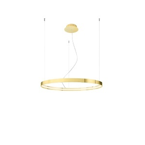 Lustra suspendata LED Rio Auriu lucios 3000K 78x78x150 cm