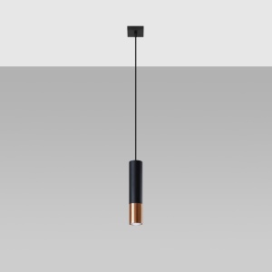 Lustra suspendata Loopez Cupru 8x8x100 cm - Img 2