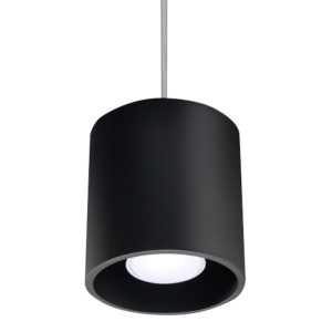 Lustra suspendata Orbis Negru 10x10x110 cm