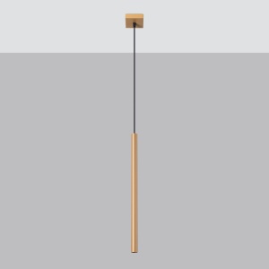 Lustra suspendata Pastelo Auriu 3.5x3.5x120 cm - Img 2