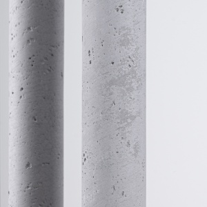 Lustra suspendata Pastelo din beton Gri 25x25x110 cm - Img 4
