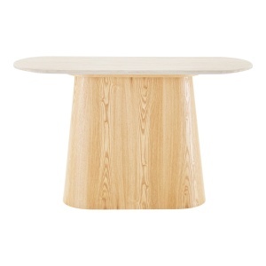Masa consola Larvik, Bej, 40x130x78 cm - Img 5